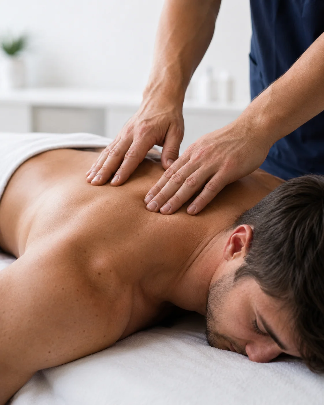 Profesionální masáž relaxační nebo terapeutická